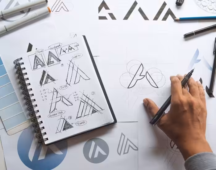Modern minimal logo design